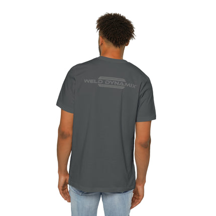USA-Made Unisex Short-Sleeve Jersey Tee - Gray Weld Dynamix Logo